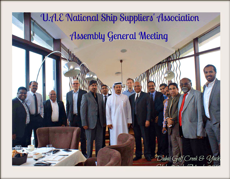 UAE NATIONAL SHIP SUPPLIERS ASSOCIATION ASSEMBLY GENERAL MEETING 2015